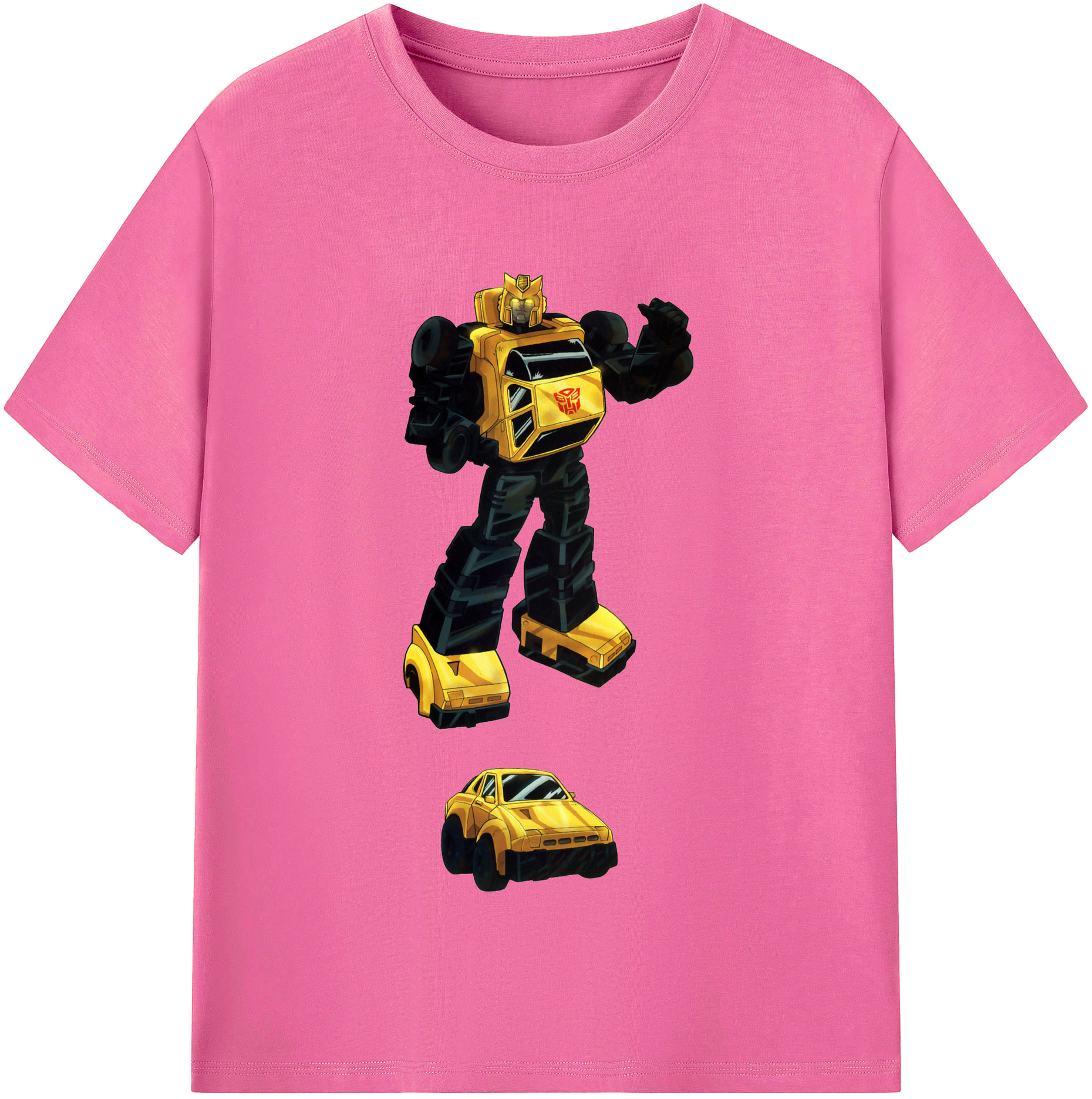 （画像用）  レディースカジュアルプリントTシャツ（綿100％）